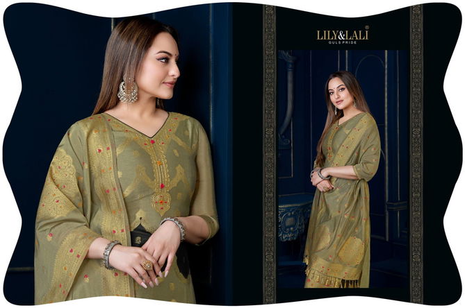 Silk Kari Vol 3 By Lily And Lali Silk Readymade Suits Catalog
